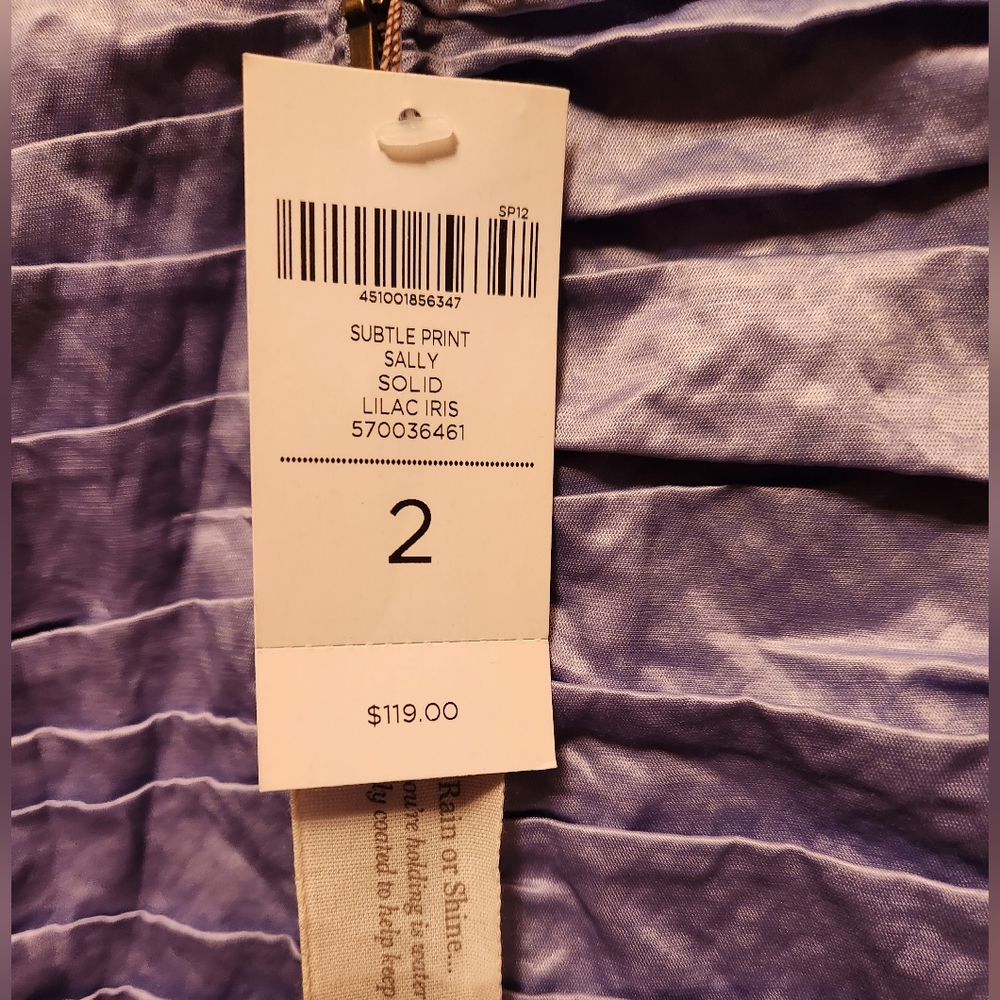 Chico's Purple Rain Jacket - Picture 4 of 8
